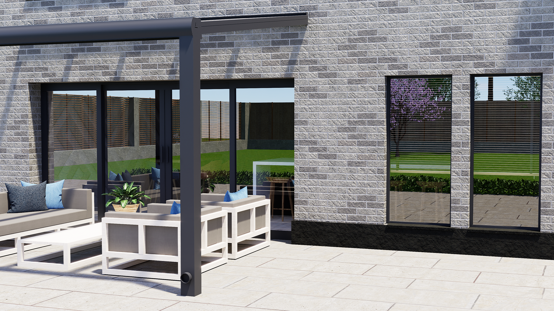 Keine Seitenwand links