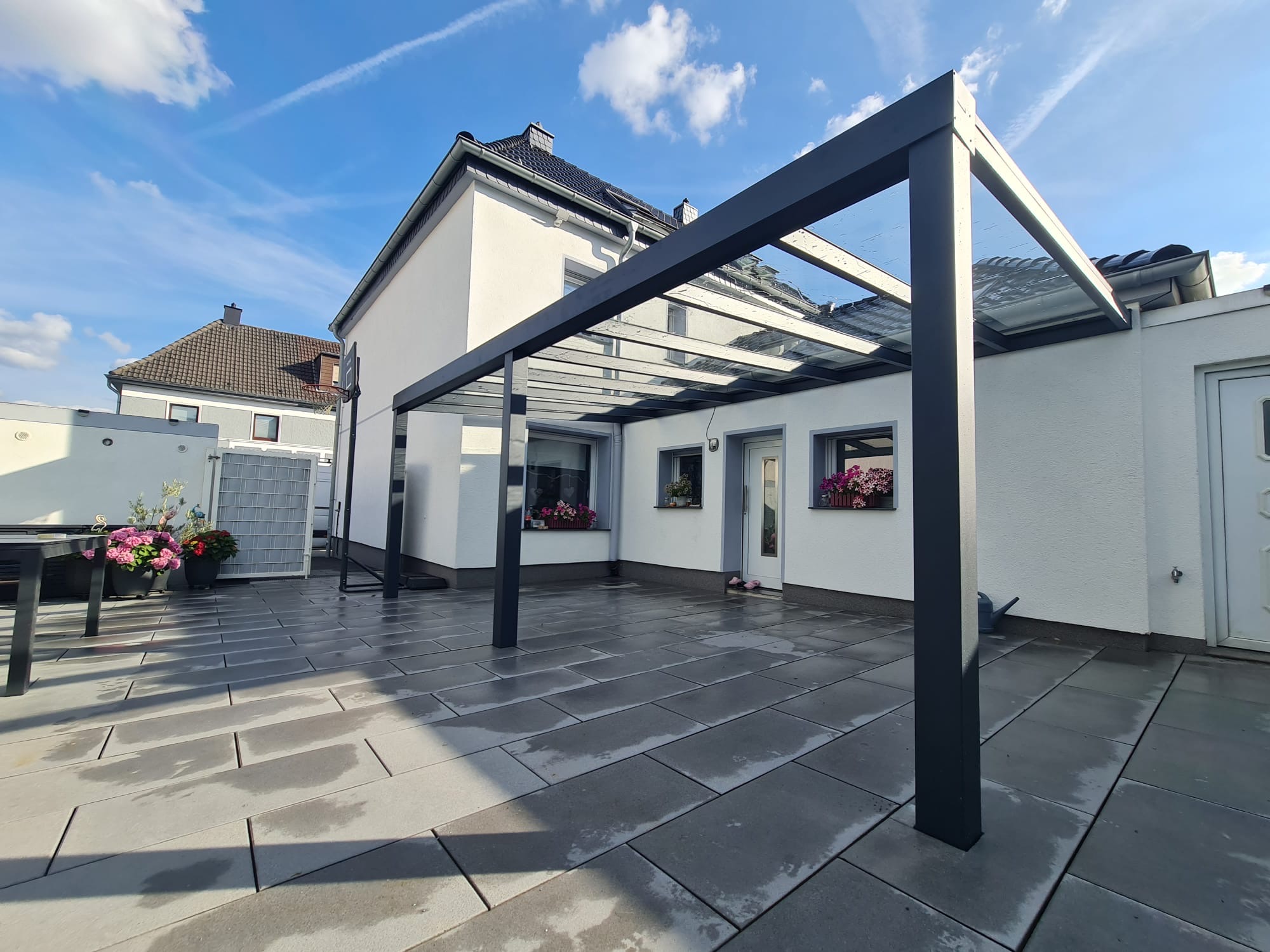 Terrassenüberdachung Aachen Referenz Projekt 3 – Premium Überdachung